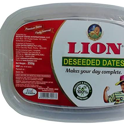 Lion Seeded Dates/லயன் சீடு 250gm